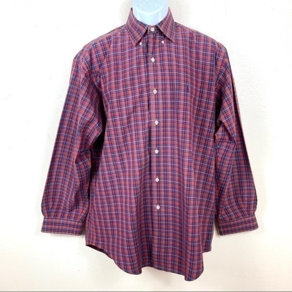 Ralph Lauren Two ply Cotton Men’s Plaid shirt M